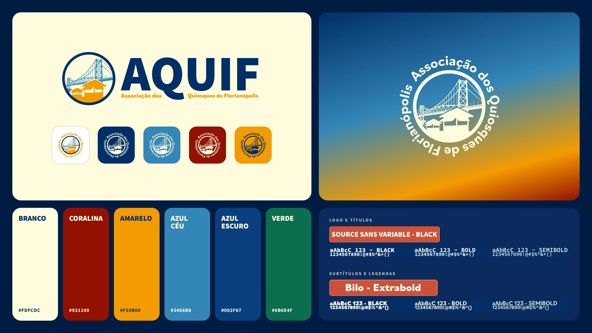 Sistema de marca · AQUIF