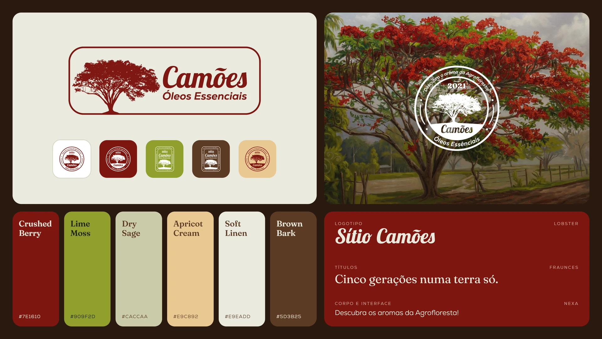 Sistema de marca · Sítio Camões